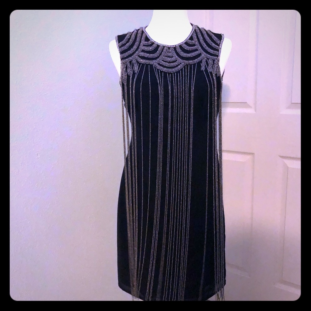 Black Vintage Gatsby Dress